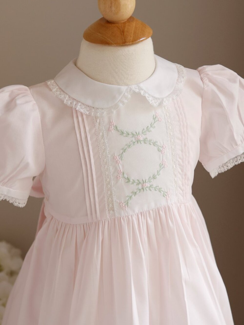 Pink Heirloom Dress Vintage Bloom Feltman Brothers NWT Portrait Party Wedding